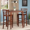 image:imageWinsome Wood 3Pc Inglewood HighPub Dining Table with Ladder Back Stool