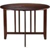 image:imageWinsome Wood Alamo 5Pc Round Drop Leaf Table with 4 Ladder Back4 Chairs