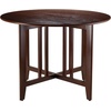image:imageWinsome Wood Alamo 5Pc Round Drop Leaf Table with 4 Ladder Back4 Chairs