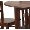 image:imageWinsome Wood Alamo 5Pc Round Drop Leaf Table with 4 Ladder Back4 Chairs