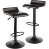 image:imageWinsome Wood Cora 3Piece Round Pub Table with 2 Swivel Stool Set