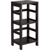 image:imageWinsome Wood Leo 3Pc Storage Shelf with Baskets Espresso