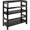 image:imageWinsome Wood Leo model name Shelving Small and Large Espresso2 Tier Wide