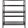 image:imageWinsome Wood Leo model name Shelving Small and Large Espresso2 Tier Wide