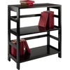 image:imageWinsome Wood Leo model name Shelving Small and Large Espresso2 Tier Wide