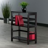 image:imageWinsome Wood Leo model name Shelving Small and Large Espresso2 Tier Wide