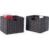 image:imageWinsome Wood Melanie Basket Chocolate 3 Pieces2Basket Small
