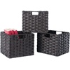 image:imageWinsome Wood Melanie Basket Chocolate 3 Pieces3Basket Mix