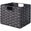 image:imageWinsome Wood Melanie Basket Chocolate 3 Pieces3Basket Small