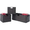image:imageWinsome Wood Melanie Basket Chocolate 3 Pieces3Basket Small