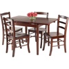 image:imageWinsome Wood Pulman 5Pc Set Extension Table with Ladder Back Chairs