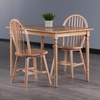 image:imageWinsome Wood Ravenna 3Pc Dining Table with Windsor Chairs  Natural