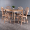 image:imageWinsome Wood Ravenna 5Pc Dining Table with Windsor Chairs  Natural
