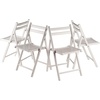 image:imageWinsome Wood Robin Seating Walnut Set of 4  Convenient amp Lightweight Portable Kitchen amp Dining Chairs for Small Homes amp Apartments Indoor amp Outdoor Foldable SeatingWhite