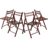 image:imageWinsome Wood Robin Seating Walnut Set of 4  Convenient amp Lightweight Portable Kitchen amp Dining Chairs for Small Homes amp Apartments Indoor amp Outdoor Foldable SeatingWalnut