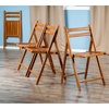 image:imageWinsome Wood Robin Seating Walnut Set of 4  Convenient amp Lightweight Portable Kitchen amp Dining Chairs for Small Homes amp Apartments Indoor amp Outdoor Foldable SeatingTeak