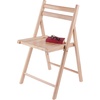 image:imageWinsome Wood Robin Seating Walnut Set of 4  Convenient amp Lightweight Portable Kitchen amp Dining Chairs for Small Homes amp Apartments Indoor amp Outdoor Foldable SeatingNatural Finish