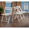 image:imageWinsome Wood Robin Seating Walnut Set of 4  Convenient amp Lightweight Portable Kitchen amp Dining Chairs for Small Homes amp Apartments Indoor amp Outdoor Foldable SeatingWhite
