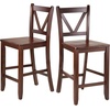 image:imageWinsome Wood Sally 3Pc Breakfast Table Set with 2 VBack Stool
