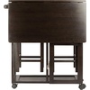 image:imageWinsome Wood Suzanne Kitchen Square Natural Beech  Convenient Sturdy Mobile Kitchen amp Dining Room Table amp Chairs with Storage for Small Spaces Dorms ApartmentsCoffee Finish