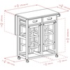 image:imageWinsome Wood Suzanne Kitchen Square Natural Beech  Convenient Sturdy Mobile Kitchen amp Dining Room Table amp Chairs with Storage for Small Spaces Dorms ApartmentsCoffee Finish
