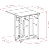 image:imageWinsome Wood Suzanne Kitchen Square Natural Beech  Convenient Sturdy Mobile Kitchen amp Dining Room Table amp Chairs with Storage for Small Spaces Dorms ApartmentsTeak