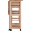 image:imageWinsome Wood Suzanne Kitchen Square Natural Beech  Convenient Sturdy Mobile Kitchen amp Dining Room Table amp Chairs with Storage for Small Spaces Dorms ApartmentsBeech