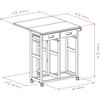 image:imageWinsome Wood Suzanne Kitchen Square Natural Beech  Convenient Sturdy Mobile Kitchen amp Dining Room Table amp Chairs with Storage for Small Spaces Dorms ApartmentsBeech