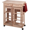 image:imageWinsome Wood Suzanne Kitchen Square Natural Beech  Convenient Sturdy Mobile Kitchen amp Dining Room Table amp Chairs with Storage for Small Spaces Dorms ApartmentsBeech