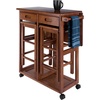 image:imageWinsome Wood Suzanne Kitchen Square Natural Beech  Convenient Sturdy Mobile Kitchen amp Dining Room Table amp Chairs with Storage for Small Spaces Dorms ApartmentsTeak
