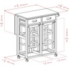 image:imageWinsome Wood Suzanne Kitchen Square Natural Beech  Convenient Sturdy Mobile Kitchen amp Dining Room Table amp Chairs with Storage for Small Spaces Dorms ApartmentsTeak
