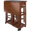 image:imageWinsome Wood Suzanne Kitchen Square Natural Beech  Convenient Sturdy Mobile Kitchen amp Dining Room Table amp Chairs with Storage for Small Spaces Dorms ApartmentsTeak