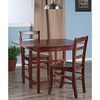 image:imageWinsome Wood Taylor 3Pc Set Drop Leaf Table amp 2 Ladder Back Chairs
