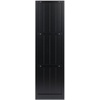 image:imageWinsome Wood Timothy 7Pc 3x3 Storage Shelf with 6 Foldable Woven Baskets  Black and Chocolate
