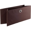 image:imageWinsome Wood Torino 3PC Set Shelf wBlack Fabric Baskets Storage and Organization EspressoChocolate