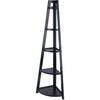 image:imageWinsome Adam Shelving Black  Tiered Shelving Unit for Books amp Display Convenient SpaceSaving Angled Bookshelf for Bedroom Living Room Office