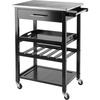 image:imageWinsome Anthony Kitchen Black 252W x 3378H x 1638D