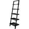 image:imageWinsome Bellamy 5Shelf 69 H Leaning Bookcase Black 29553Leaning TV Stand
