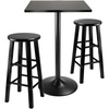 image:imageWinsome Obsidian 3Piece Pub Table Set