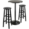 image:imageWinsome Obsidian Pub Table Set 1 Black