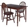 image:imageWinsome Ravenna 3Pc Dining Table with Windsor Chairs Walnut