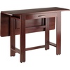 image:imageWinsome Taylor Drop Leaf Table with Wide Drawer for Dining Room 29 WalnutSolid