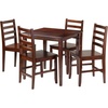 image:imageWinsome Wood Kingsgate 5Pc Dining Table with 4 Hamilton Ladder Back Chairs