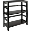 image:imageWinsome Wood Leo model name Shelving Small and Large Espresso2 Tier Wide
