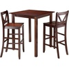 image:imageWinsome Wood Parkland 3Pc High Table with 2 Bar VBack Stools