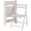 image:imageWinsome Wood Robin Seating Walnut Set of 4  Convenient amp Lightweight Portable Kitchen amp Dining Chairs for Small Homes amp Apartments Indoor amp Outdoor Foldable SeatingWhite