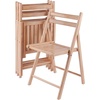 image:imageWinsome Wood Robin Seating Walnut Set of 4  Convenient amp Lightweight Portable Kitchen amp Dining Chairs for Small Homes amp Apartments Indoor amp Outdoor Foldable SeatingNatural Finish