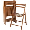 image:imageWinsome Wood Robin Seating Walnut Set of 4  Convenient amp Lightweight Portable Kitchen amp Dining Chairs for Small Homes amp Apartments Indoor amp Outdoor Foldable SeatingTeak