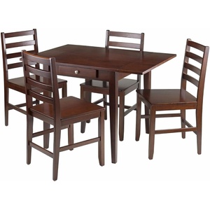 image:imageHamilton 3Pc Drop Leaf Dining Table with 2 Ladder Back Chairs4 chair