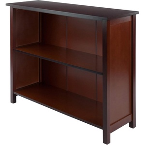image:imageVerona 2Section W Storage Shelf with 6 Foldable Black Fabric BasketsNo Baskets